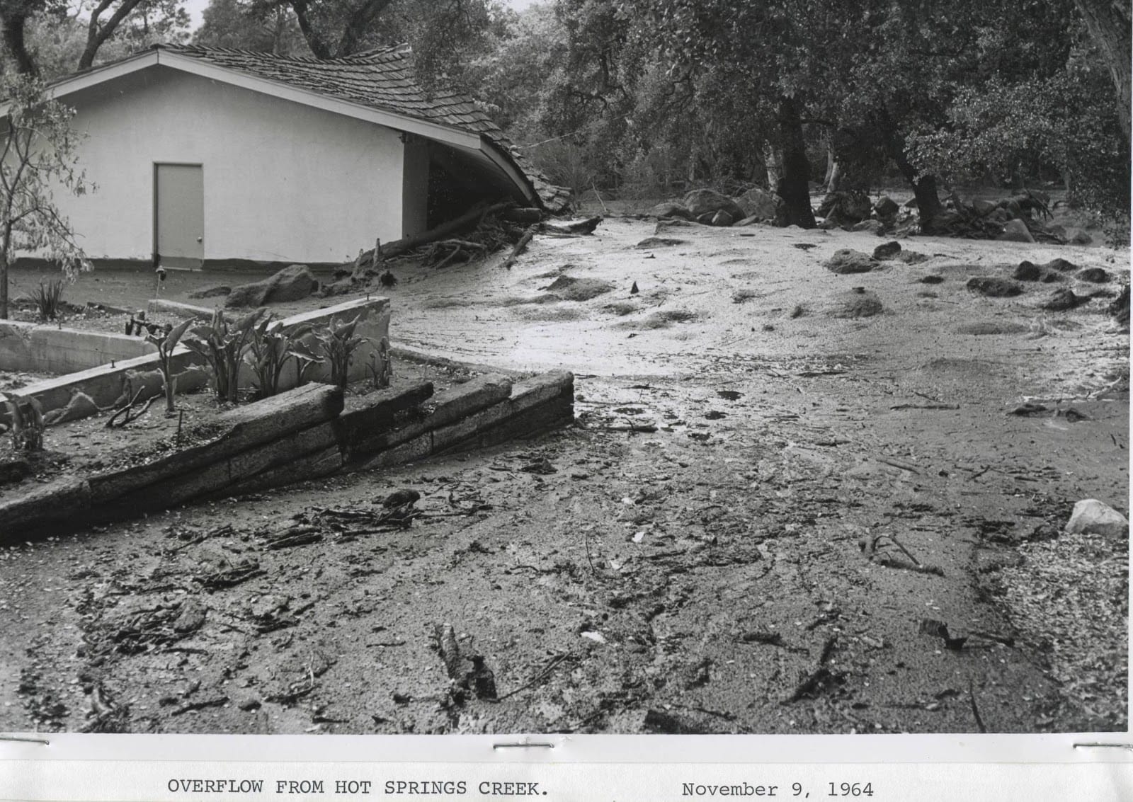 Home near Hot Springs Creek, Montecito, 1964.